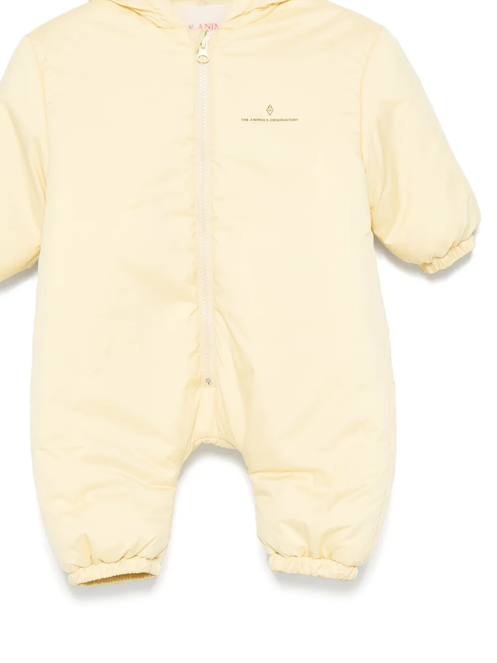  The Animals Observatory Crocodile Puffer Romper - Yellow 
