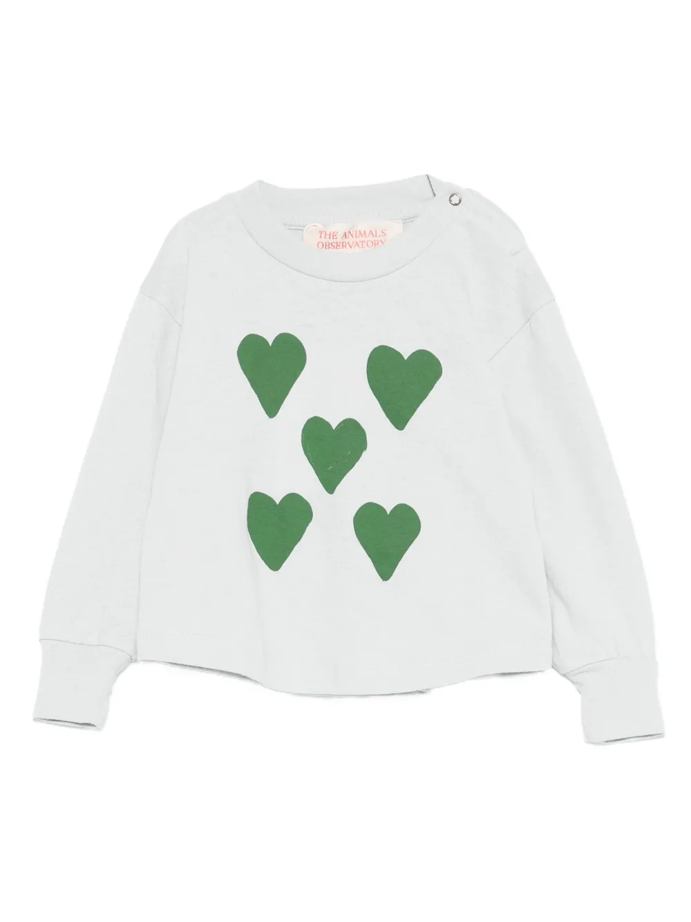 The Animals Observatory playera con corazón estampado | azul | Image 1