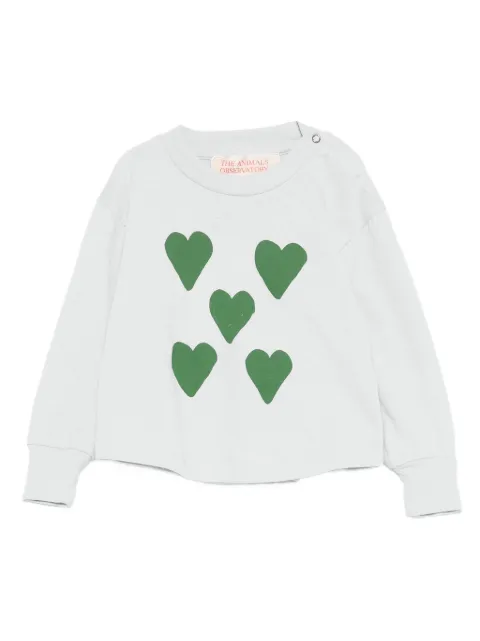 The Animals Observatory playera con corazón estampado