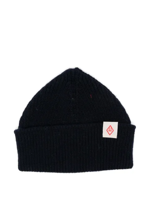 The Animals Observatory gorro tejido con parche del logo