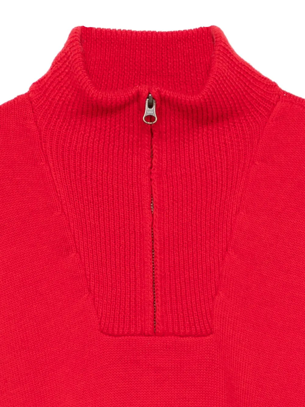 The Animals Observatory Zip-up Sweater In Red
