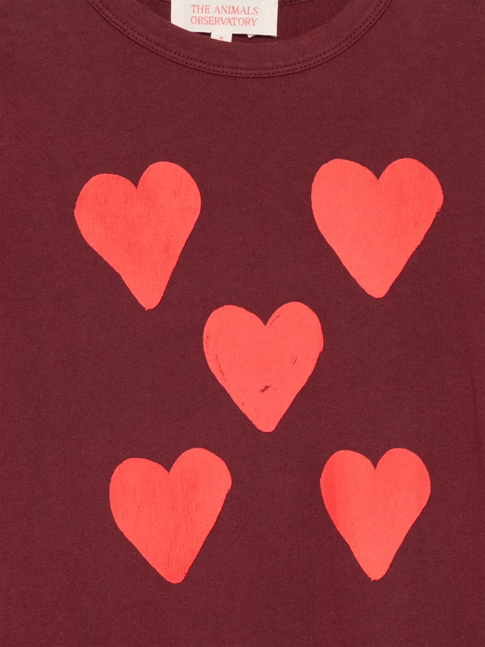 The Animals Observatory Jurk met hartprint Rood