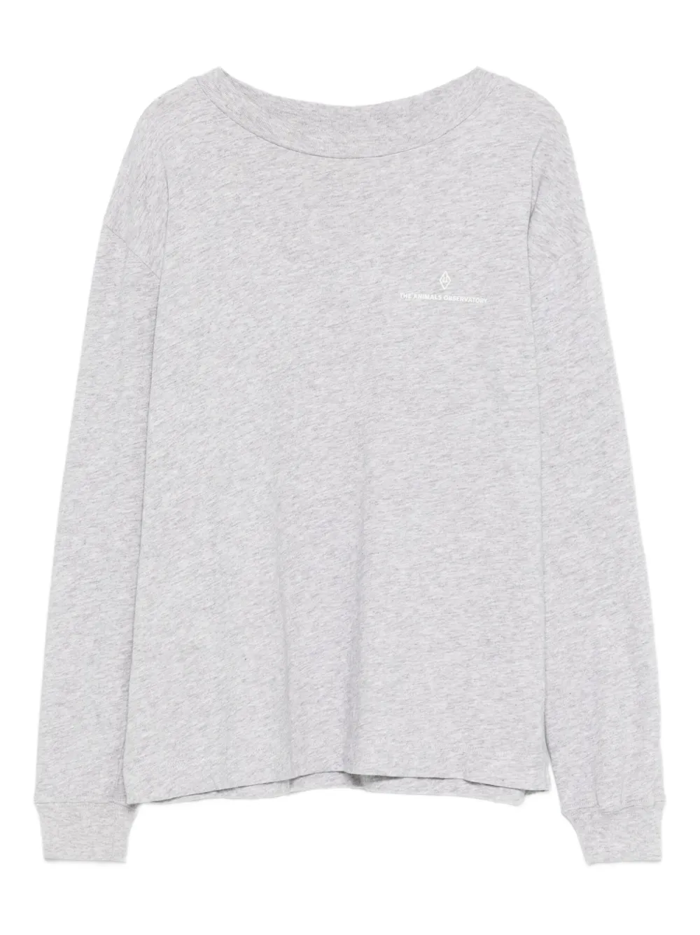 The Animals Observatory logo-detail sweatshirt | Grey | Image 1
