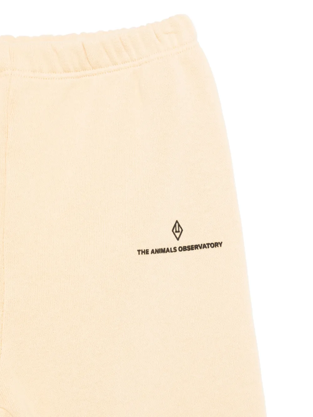 The Animals Observatory Joggingbroek met logoprint Beige