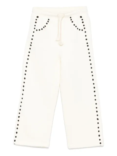 The Animals Observatory dot-embellished tracksuit bottoms