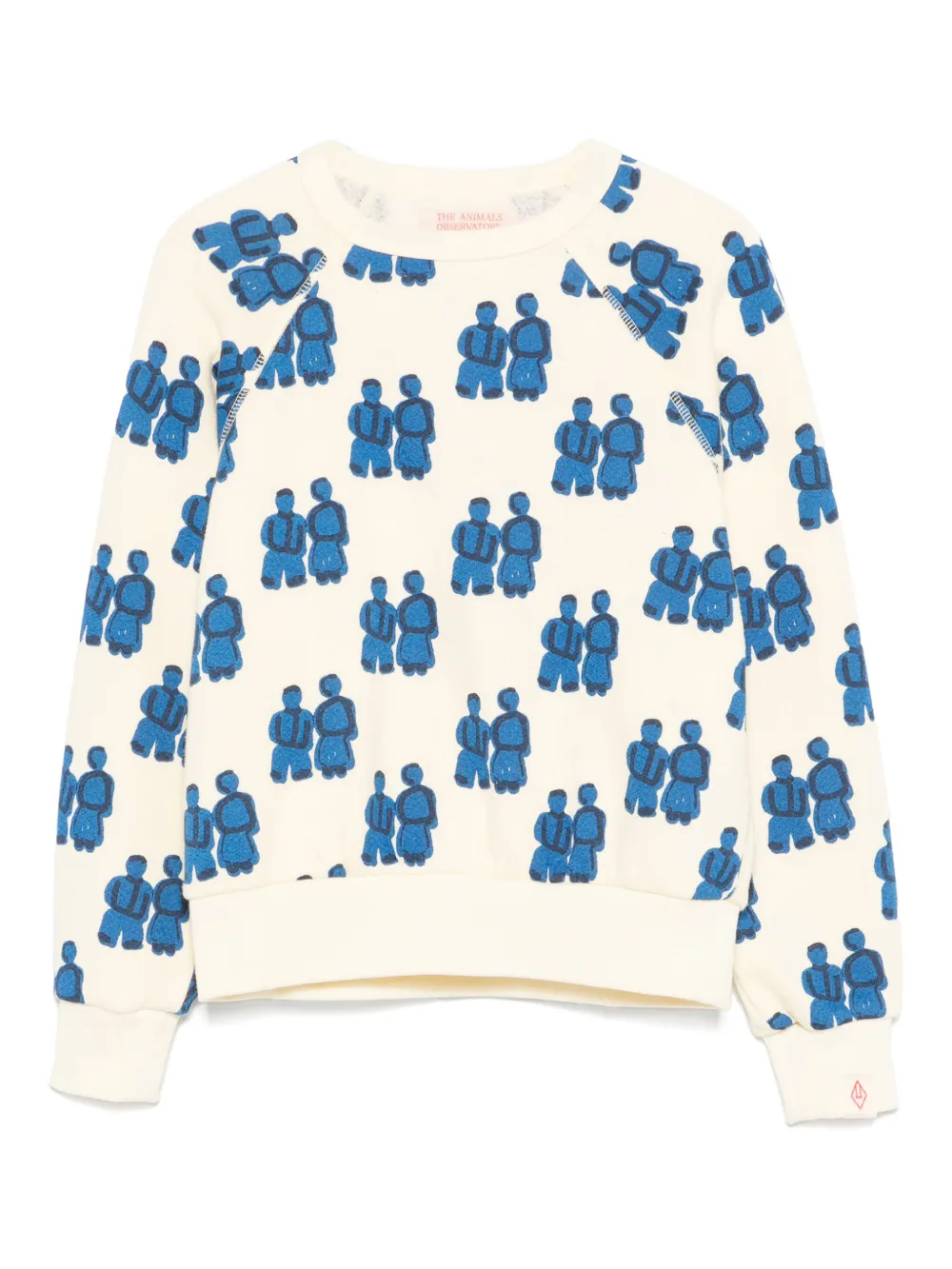 The Animals Observatory Shark figure-print sweatshirt | Yellow | Image 1