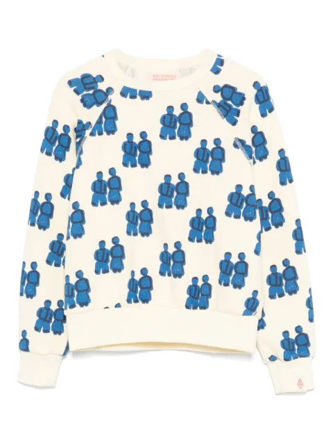 The Animals Observatory Shark figure-print sweatshirt