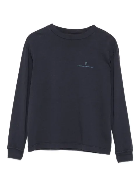 The Animals Observatory Anteater logo-detail sweatshirt
