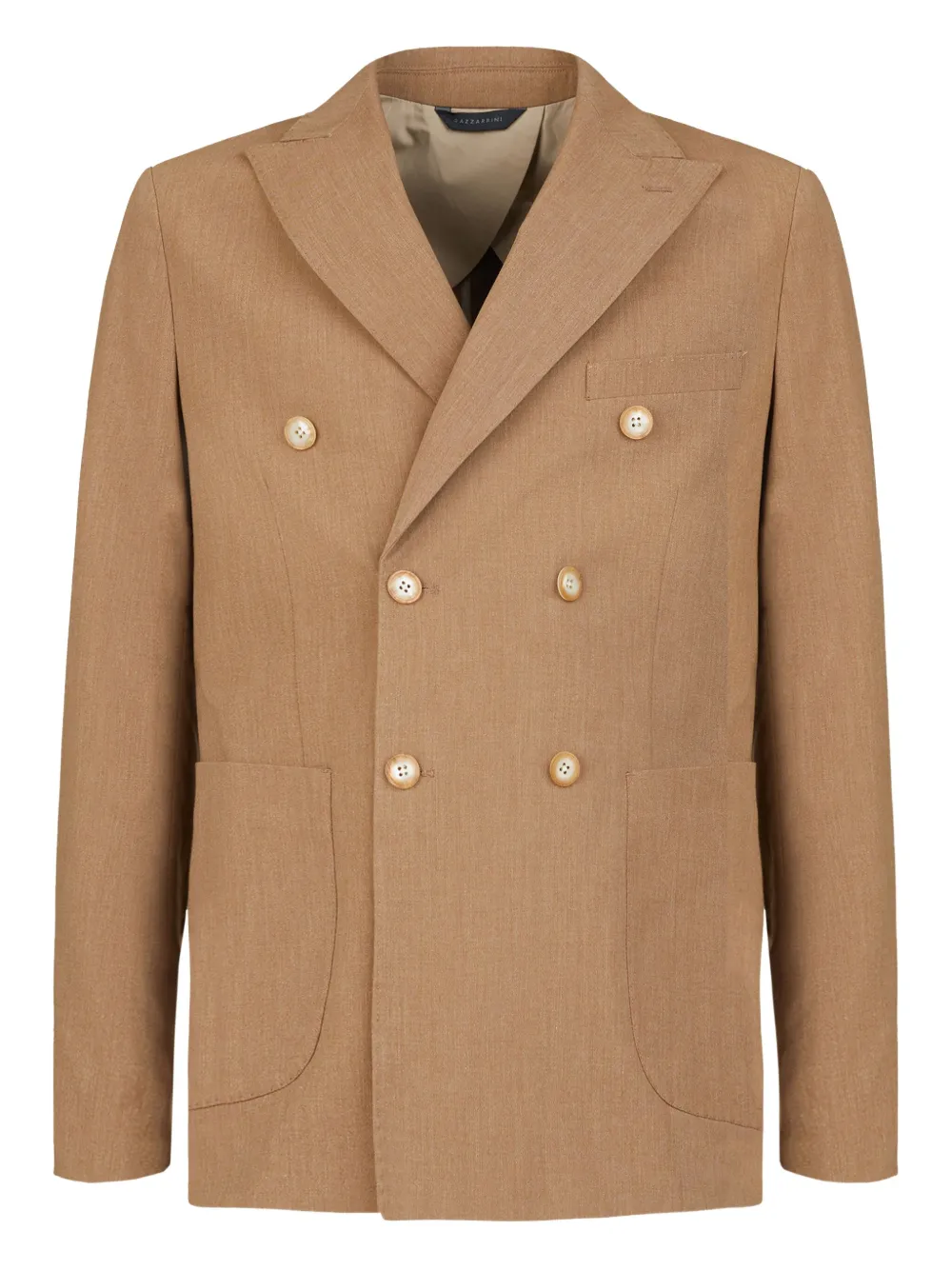 GAZZARRINI X MICHELE FRANZESE double-breasted blazer | Brown | Image 1