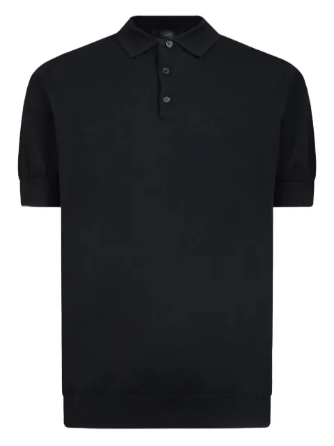 GAZZARRINI X MICHELE FRANZESE ribbed-trim cotton polo shirt
