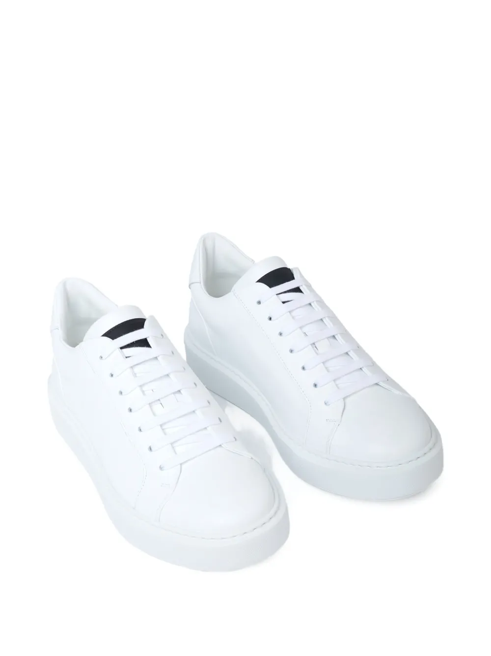 GAZZARRINI X MICHELE FRANZESE platform lace-up sneakers White