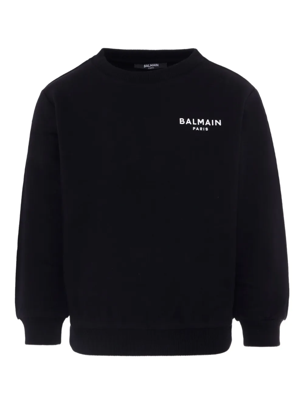 Balmain Logo-print Sweatshirt In Black