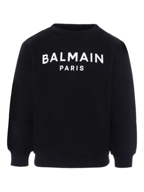 Balmain Kids logo-print sweatshirt