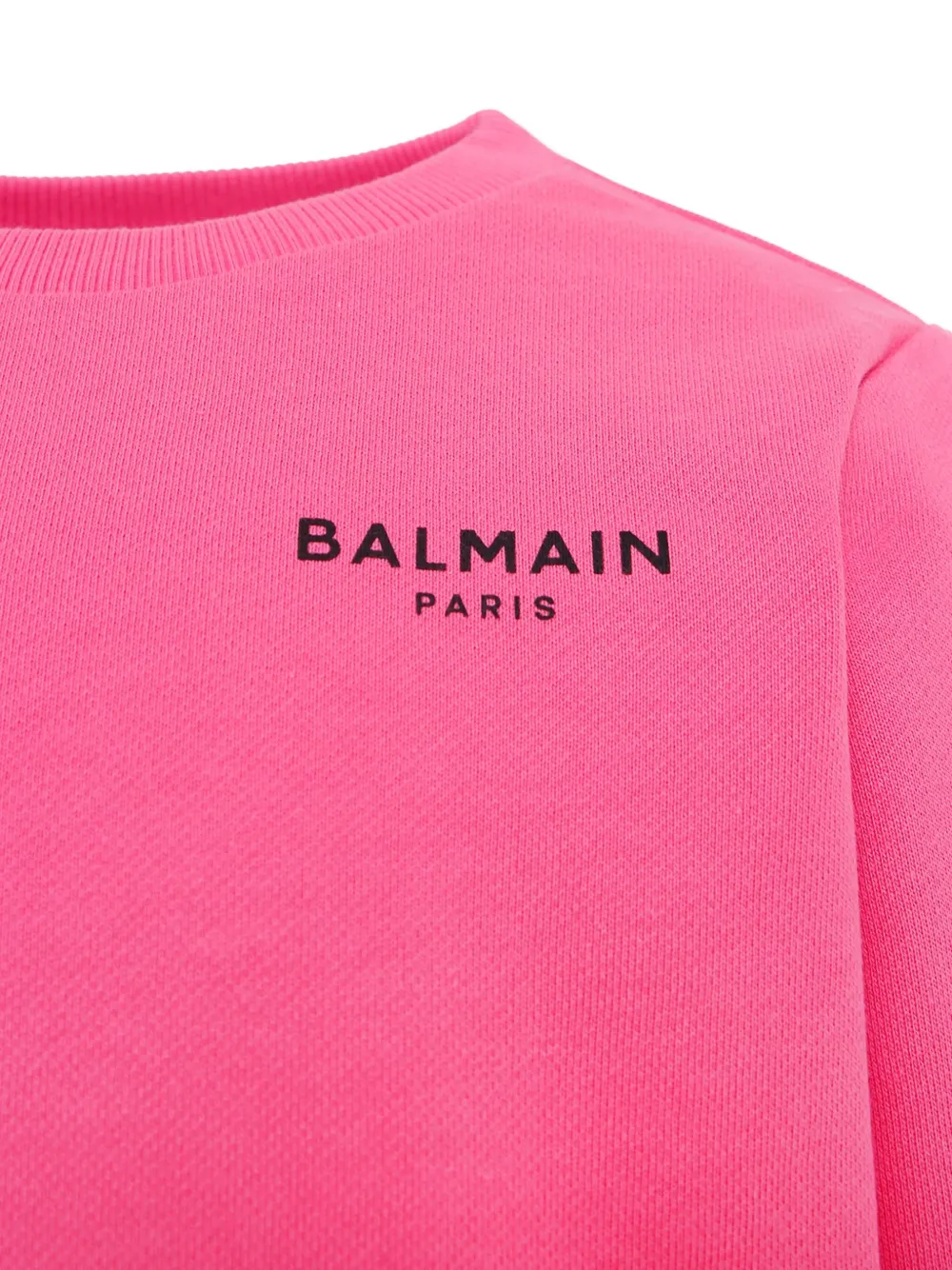 Balmain Kids Sweater met logoprint Roze