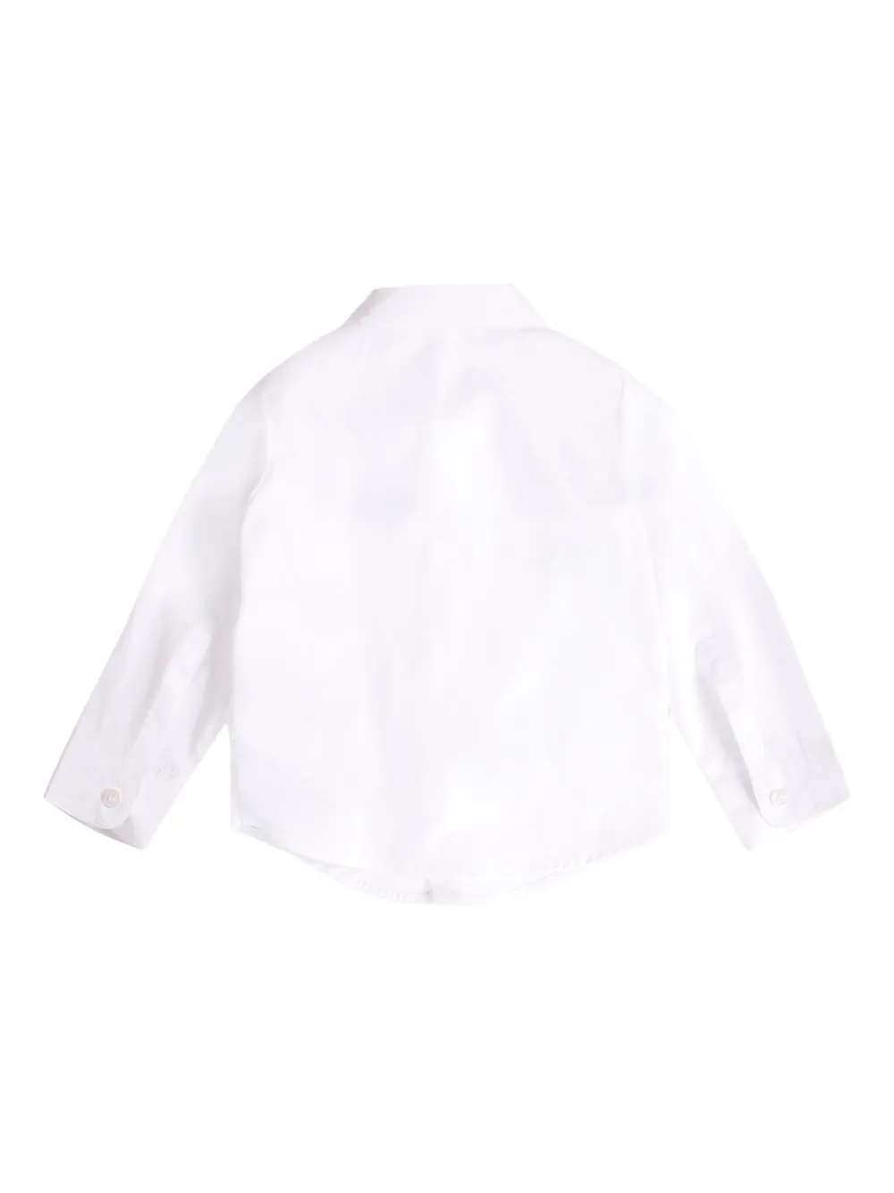 Balmain Kids Shirt met geborduurd logo Wit