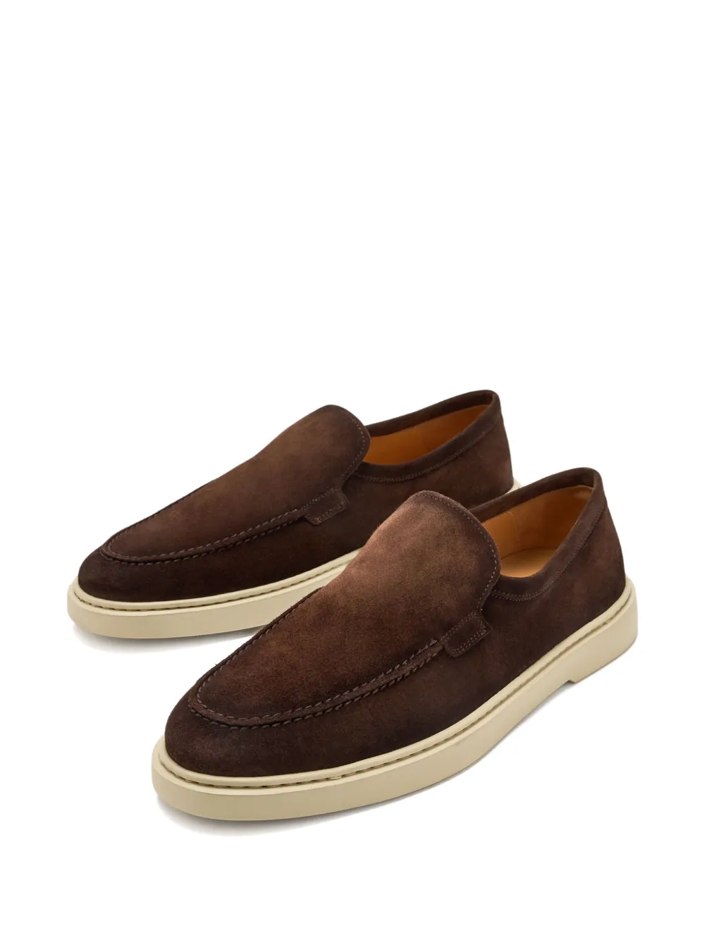 Magnanni suede loafers Brown