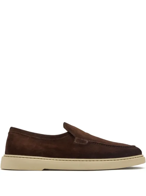 Magnanni suede loafers