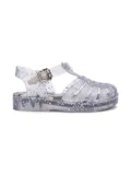 Mini Melissa Possession Shiny glitter-star sandals - Grey