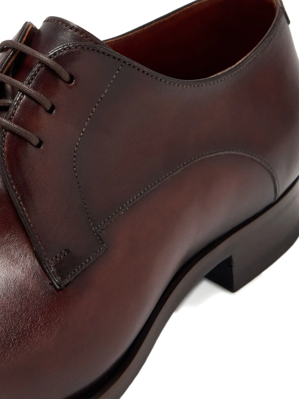Magnanni leather lace-up derby shoes Brown