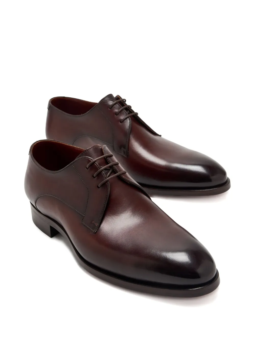 Magnanni leather lace-up derby shoes Brown