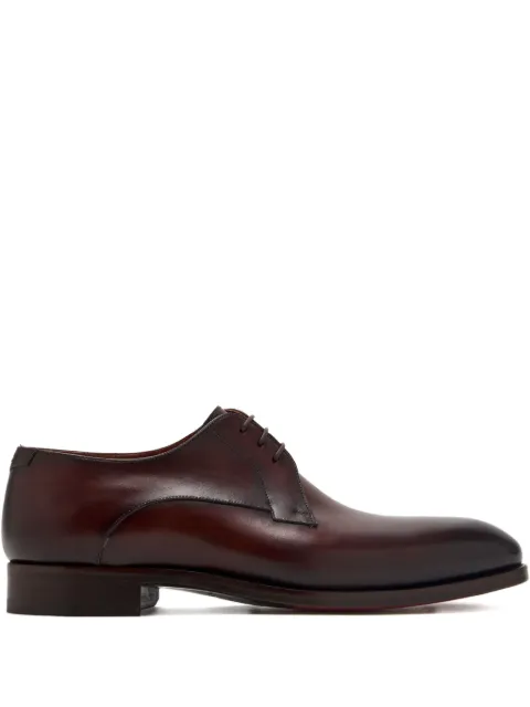 Magnanni leather lace-up derby shoes