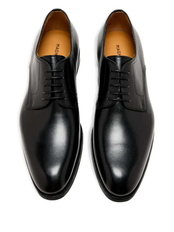 MAGNANNI プレーントゥダービーレザーシューズ サイズ42 パティーヌ
