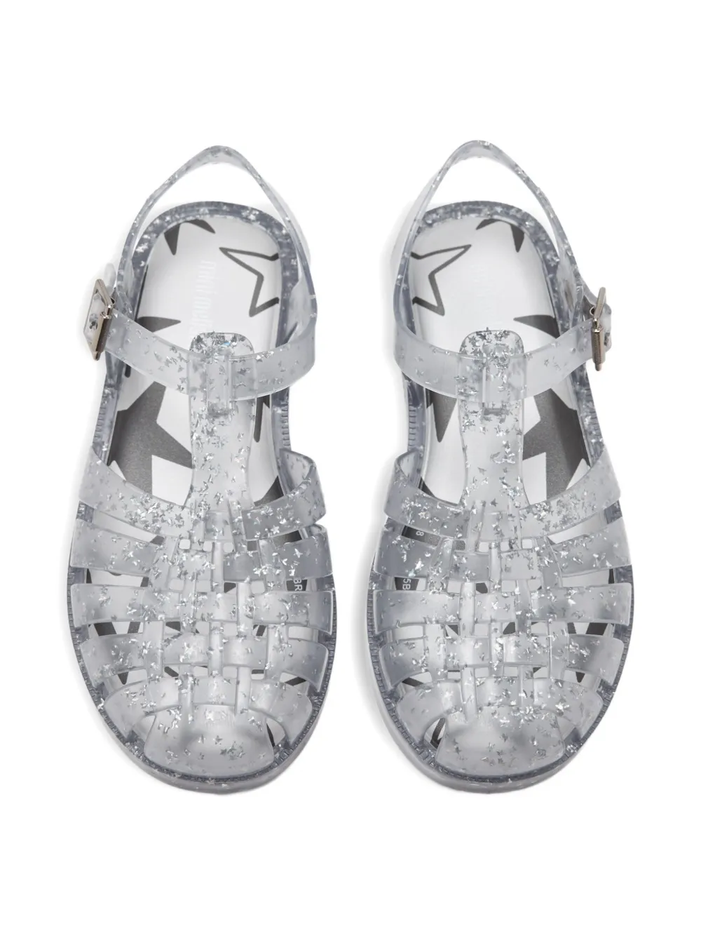 Mini Melissa Possession Shiny Elements sandalen Wit