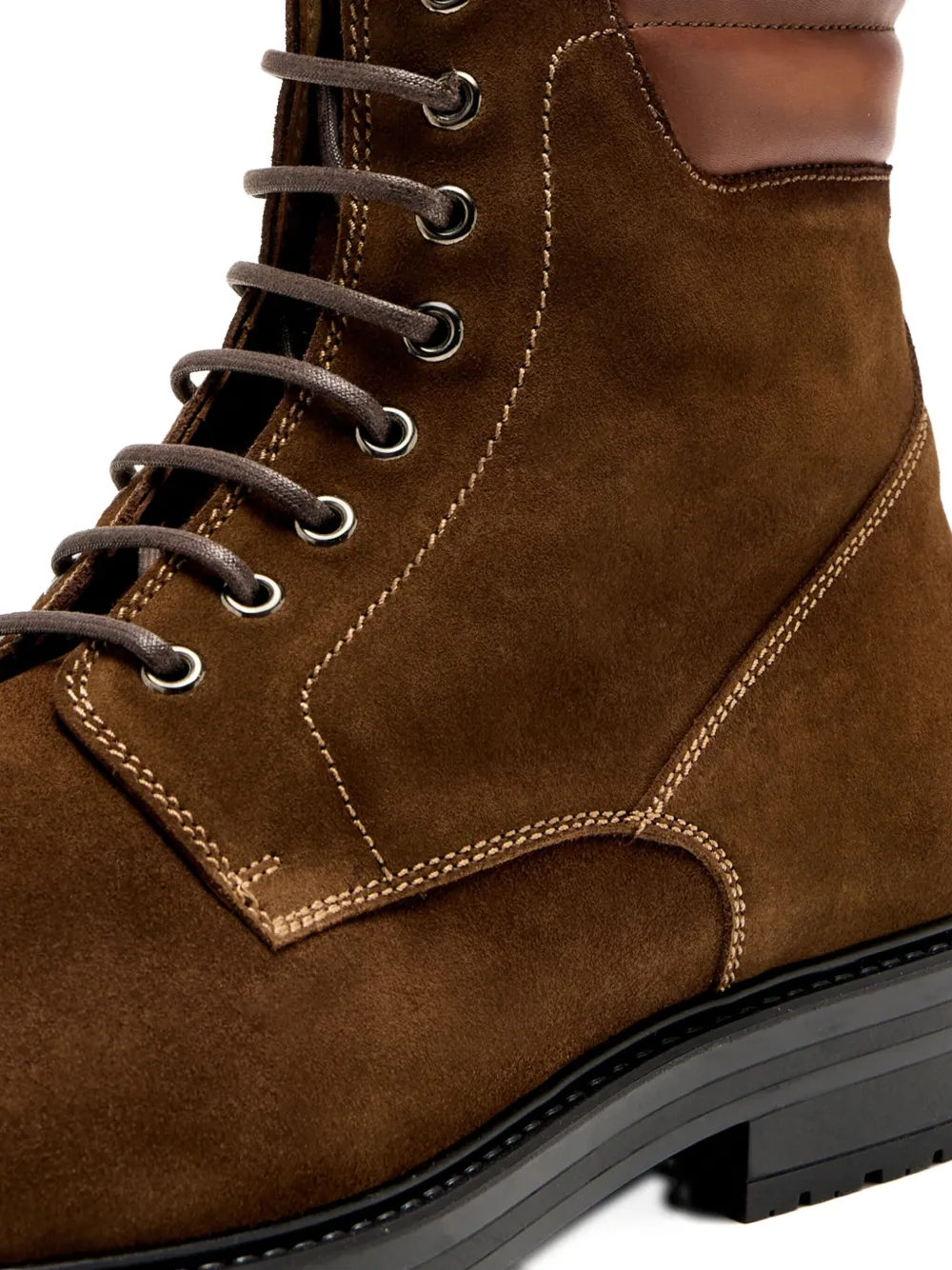 Magnanni suede lace-up ankle boots Brown