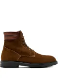 Magnanni suede lace-up ankle boots - Brown