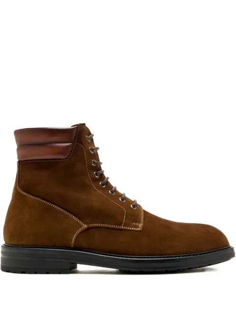 Magnanni suede lace-up ankle boots