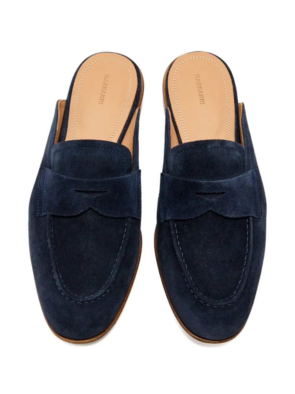 Magnanni suede mules Blue