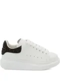 Alexander McQueen Oversize crystal-embellished platform sneakers - White