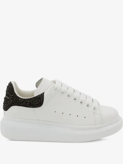 Alexander McQueen platåsneakers med strass i oversize-modell