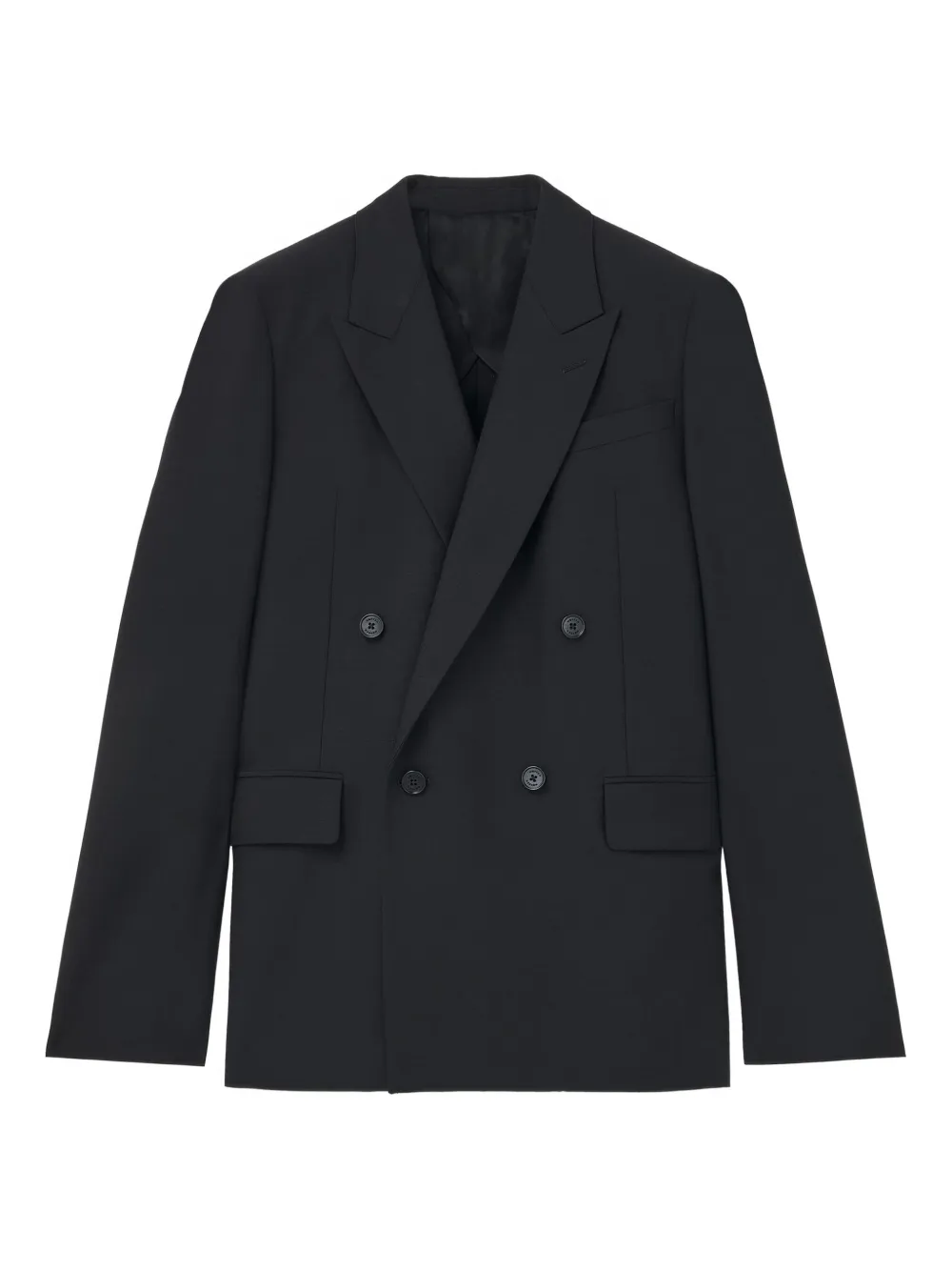 Alexander McQueen double-breasted chain-detail blazer - ブラック Alexander McQueen double-breasted chain-detail blazer - ブラック