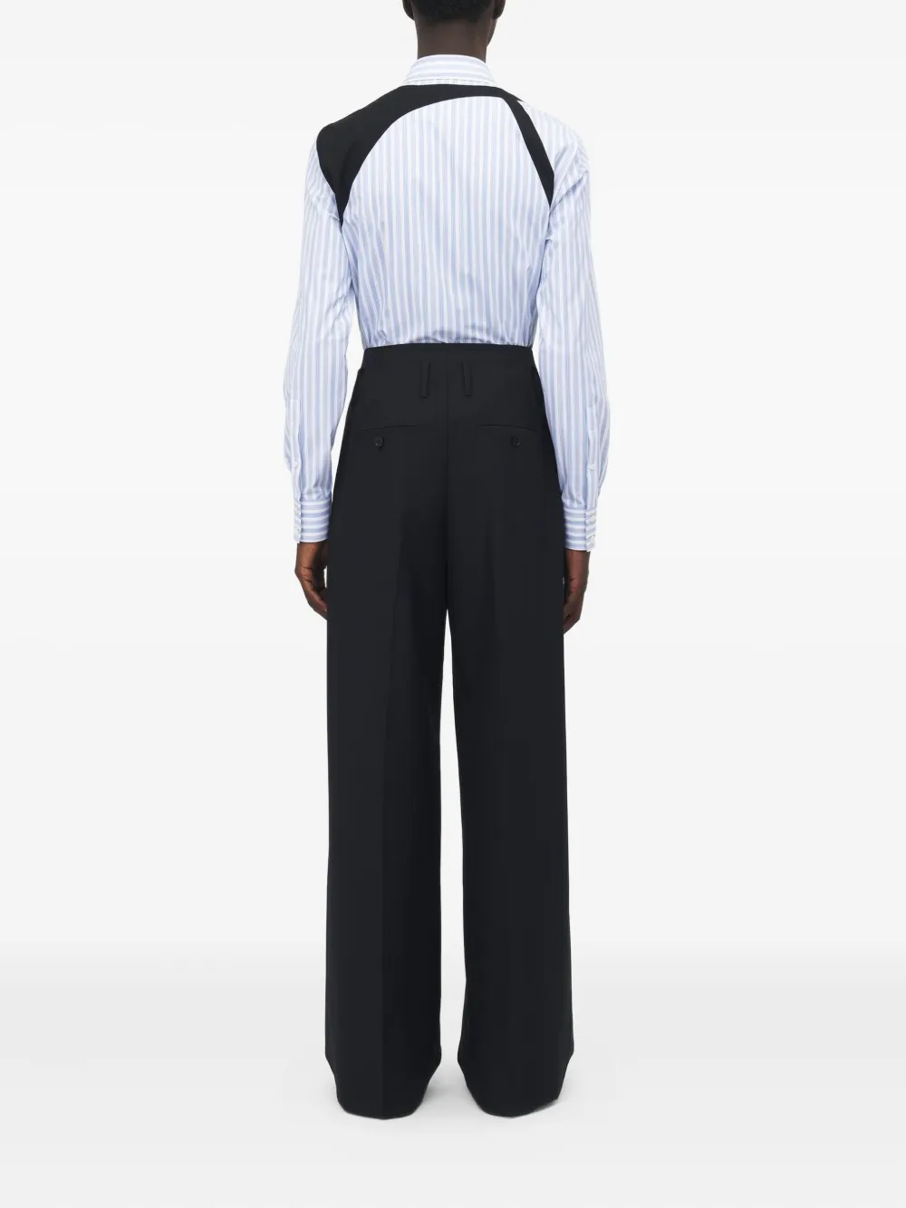 Alexander Mcqueen Pleated Pants In Black