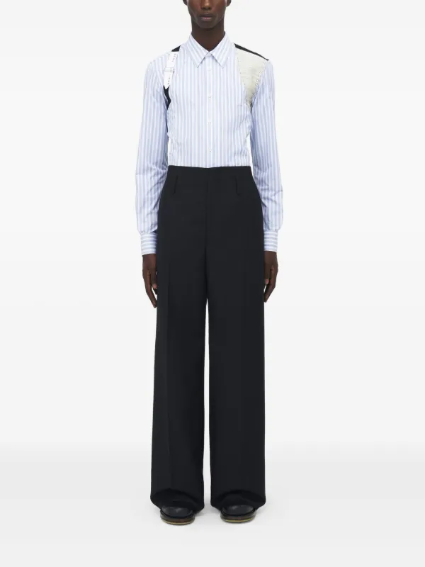 Alexander McQueen Pleated Pants | Black | FARFETCH