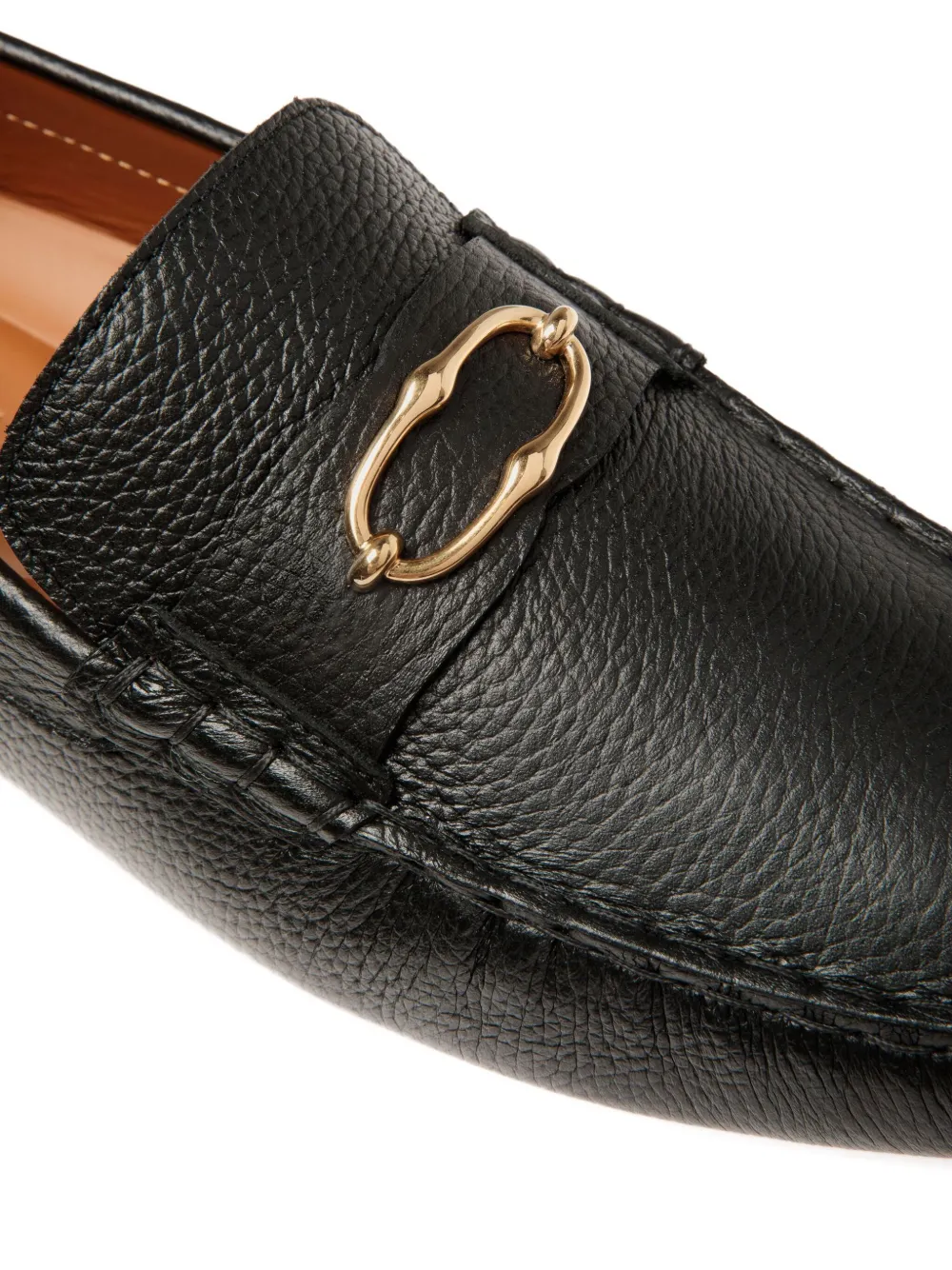 Bally leather loafers Black