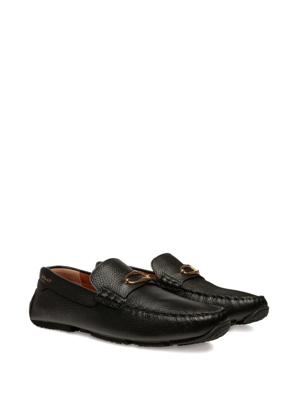 Bally leather loafers Black