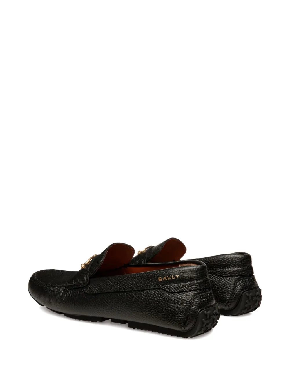 Bally leather loafers Black