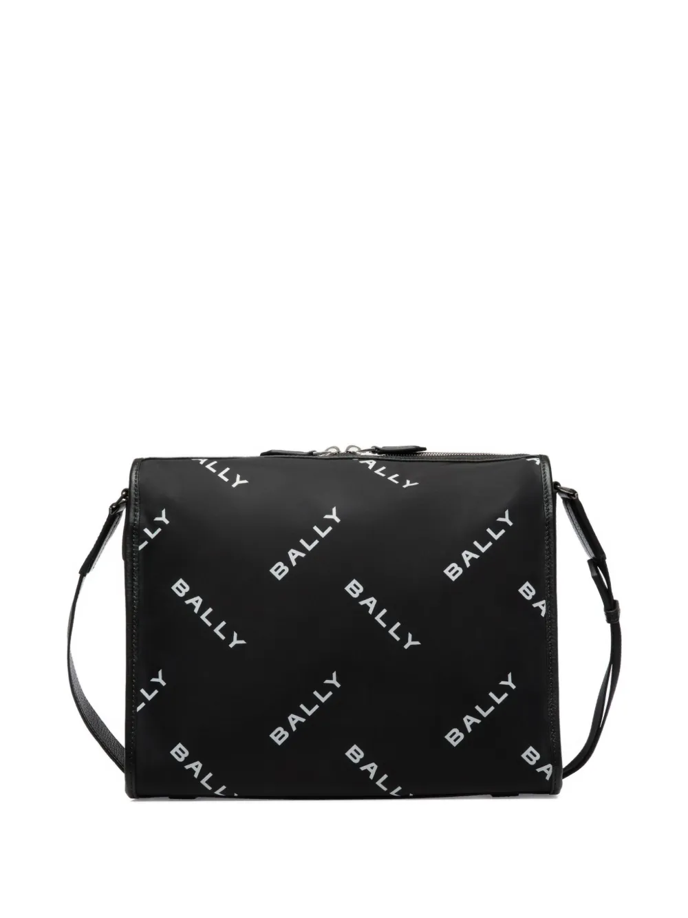 Bally Code logo-print cross body bag Zwart