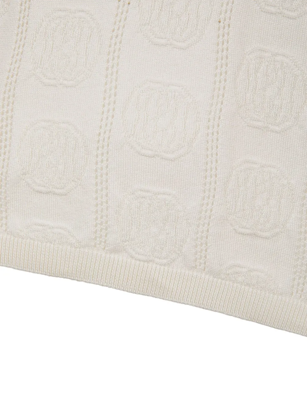 Bally Top van zijdemix Wit