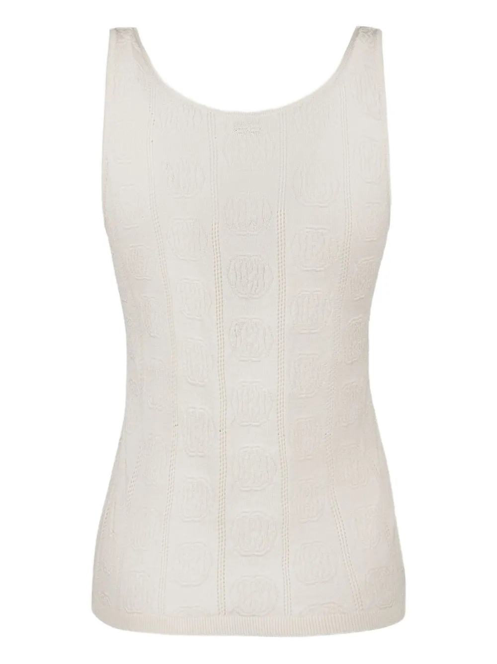 Bally Top van zijdemix Wit