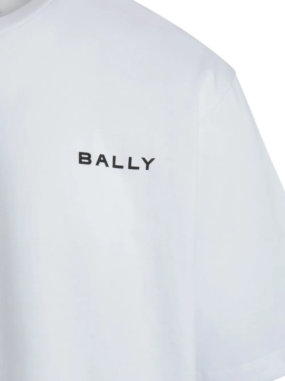 Bally Katoenen T-shirt met logoprint Wit