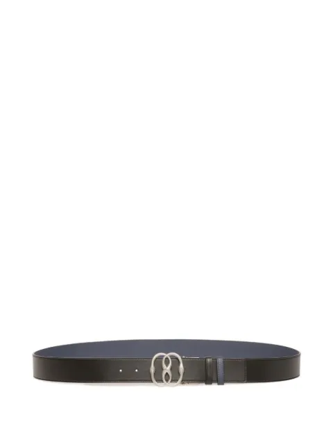 Bally emblem reversible leather belt