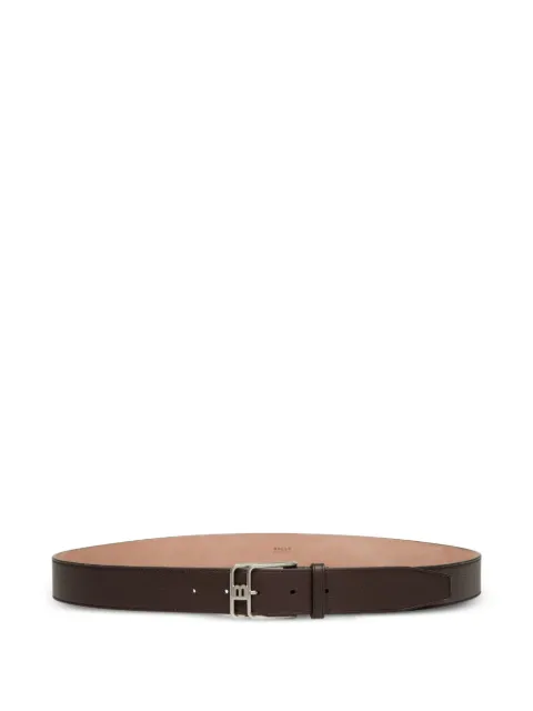 Bally B-logo buckle leather belt