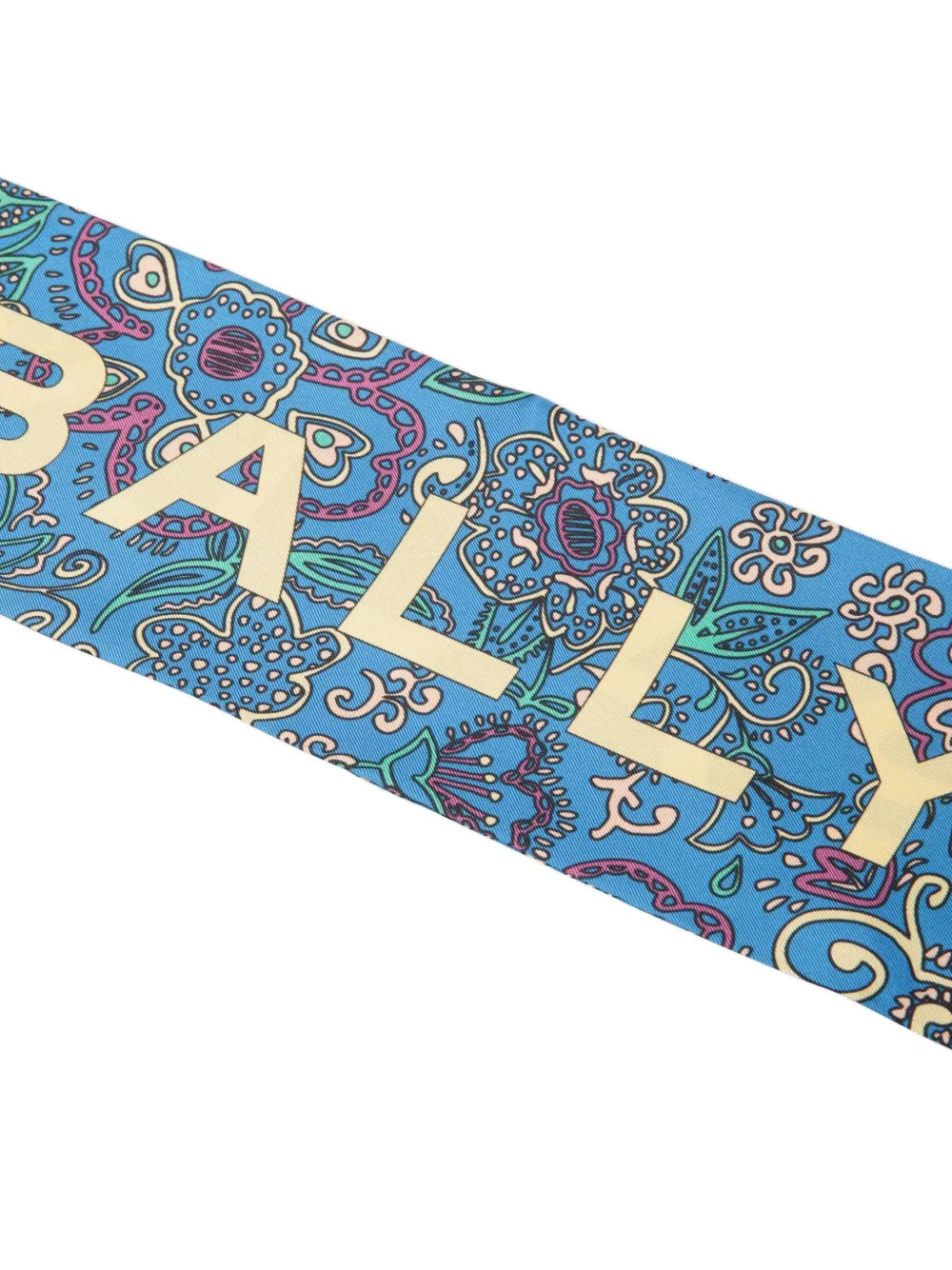Bally Sjaal met paisley-print Blauw