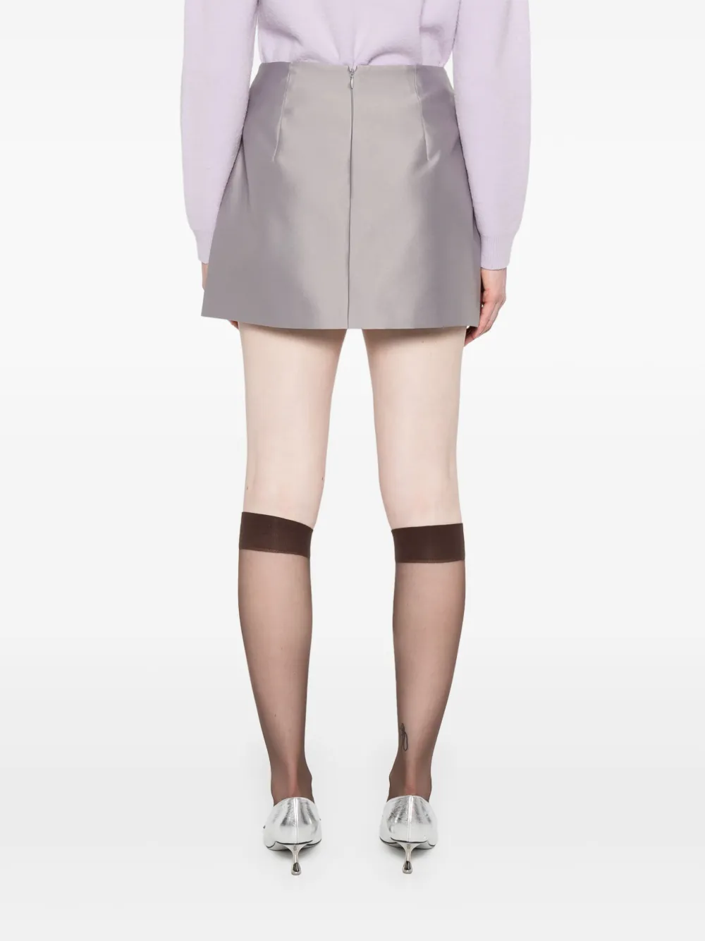 Shop Self-portrait Twill Skirt