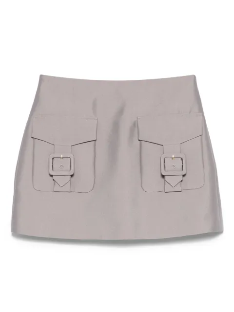 Self-Portrait twill skirt