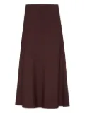 Brunello Cucinelli A-line midi skirt - Red