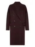 Brunello Cucinelli double-breasted coat - Red